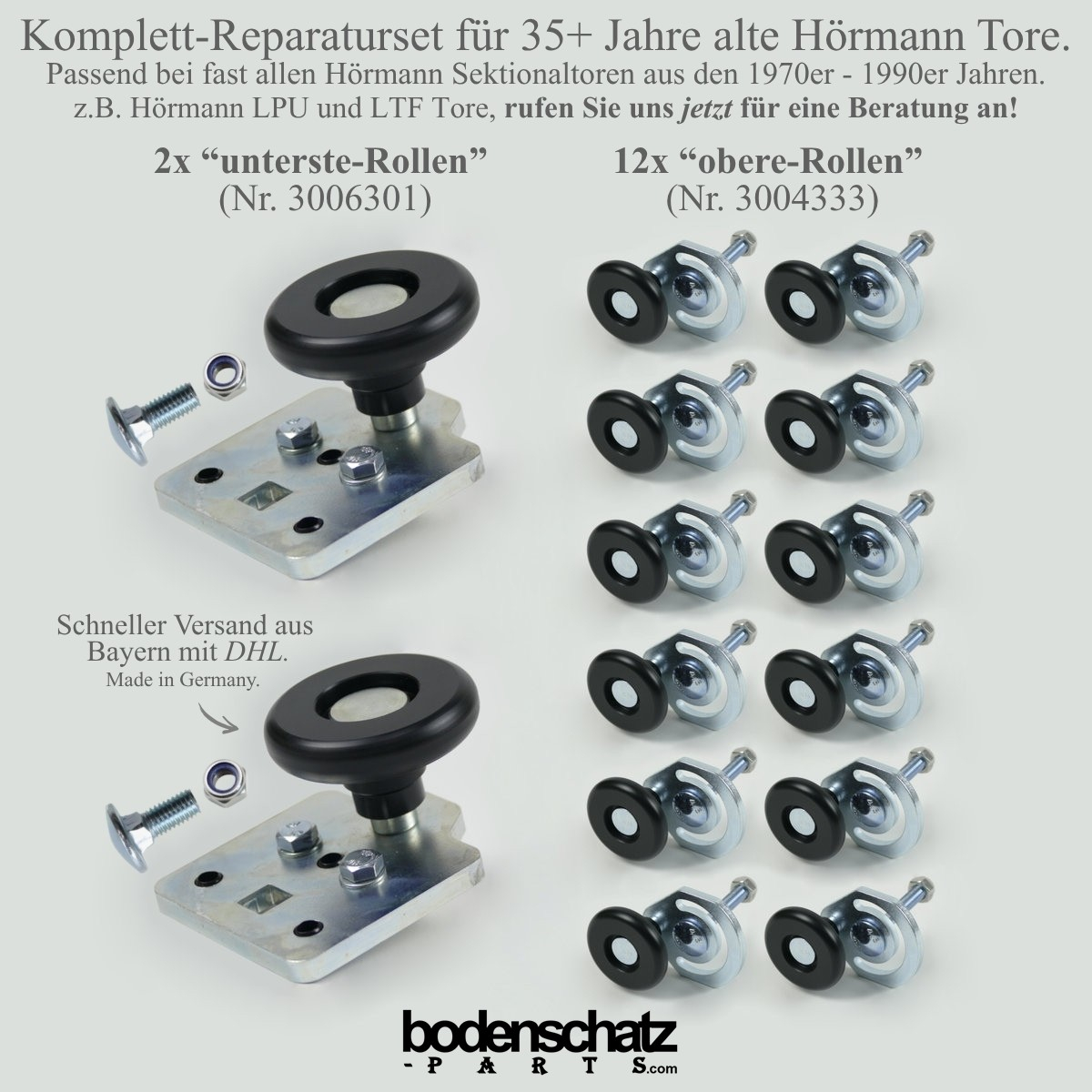 Hörmann Sparepart-set 3004333 and 3006301 replica